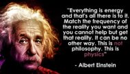 Einstein Quote Energy